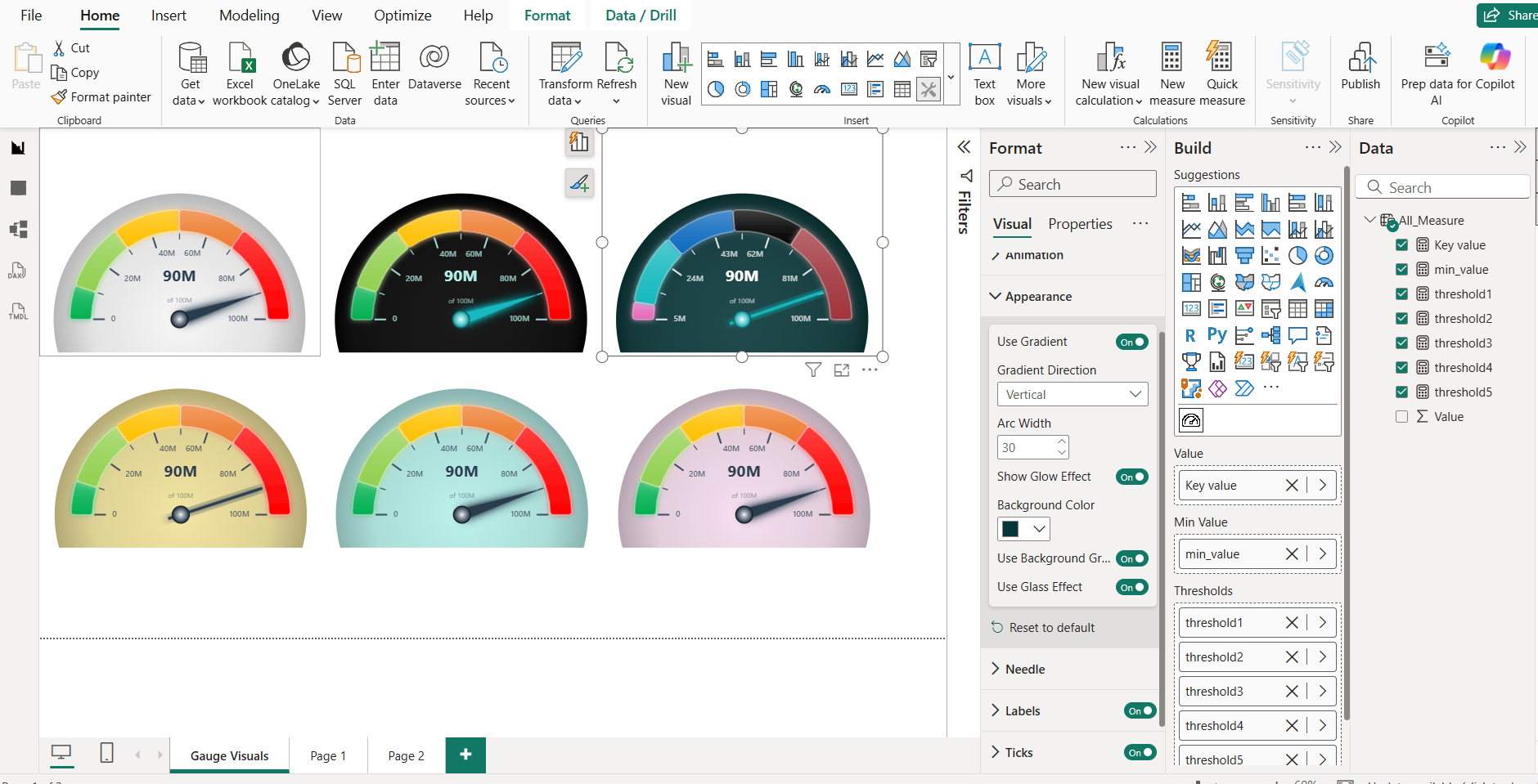 Apply Gradient Colors - view 1
