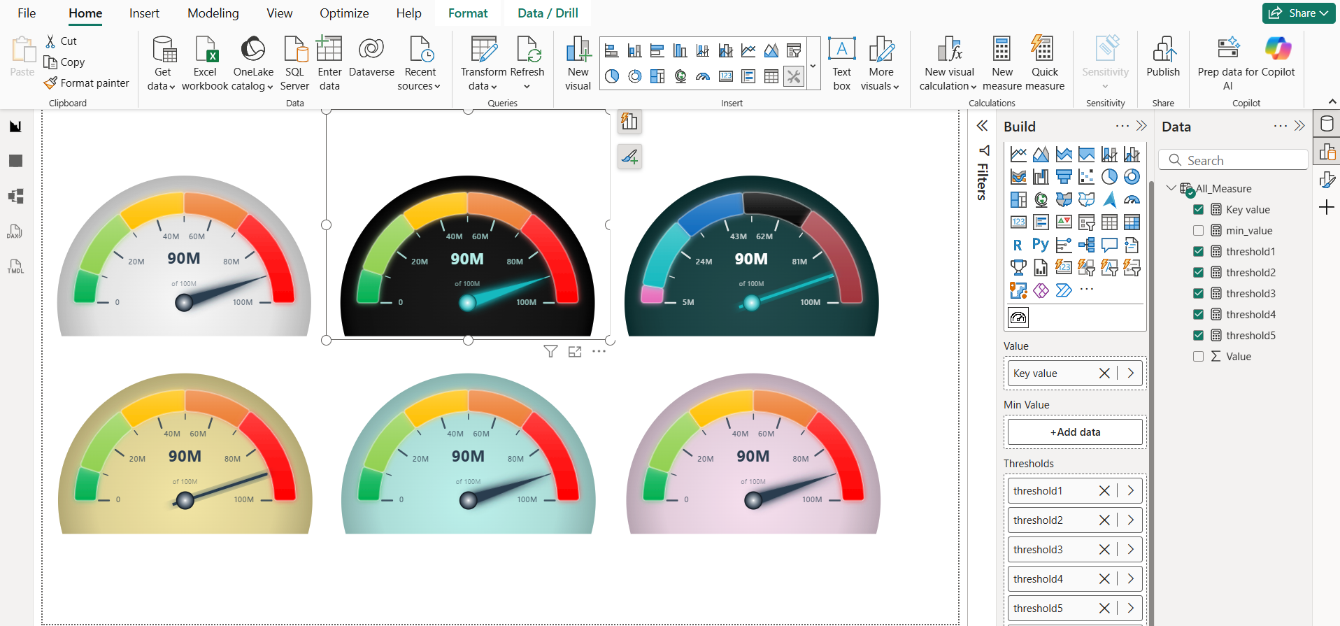 Configure Thresholds from Settings - view 1